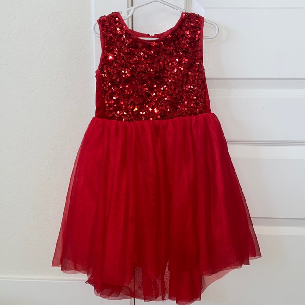 Girls 4/5 red dress